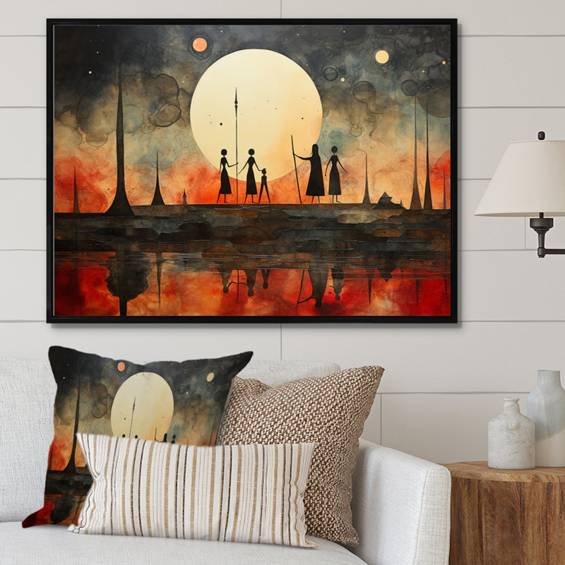 Coral Grey Mexico Art The Birthday, reproduction d'art sur toile, H 30 po x l 40 po, Cadre photo blanc