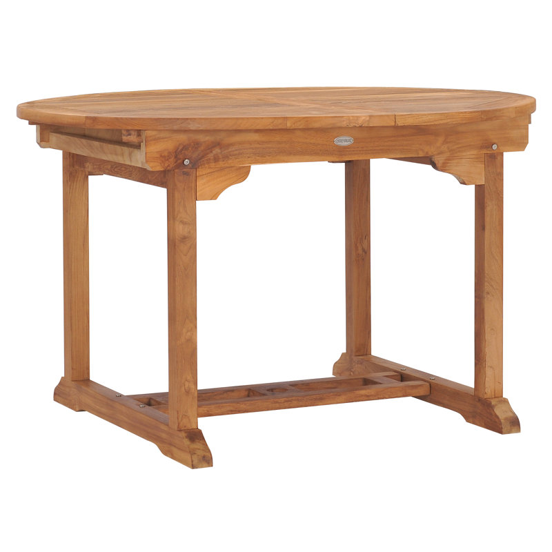 Clarisse Outdoor Round Teak Dining Table