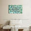 Ensemble de 3 plantes grasses sur toile-741247156