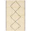 Tapis de zone en laine 6 pi x 9 pi 8 po one-of-kind noué la beige Stockport