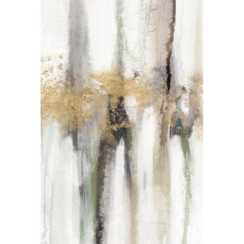 Falling Gold Leaf II, 46cm H x 30cm W 
