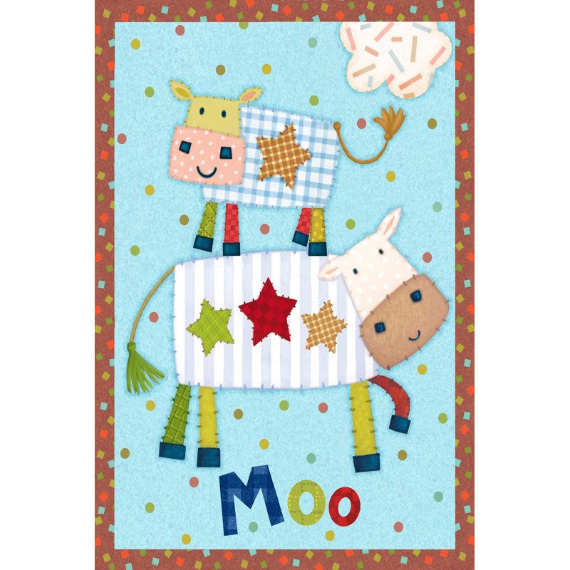 Deboer Farm Friends I - Graphic Art On Canvas, 152cm H x 101cm W
