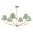 Ksyn 6 Light Vibrant Gold Chandelier-108892389