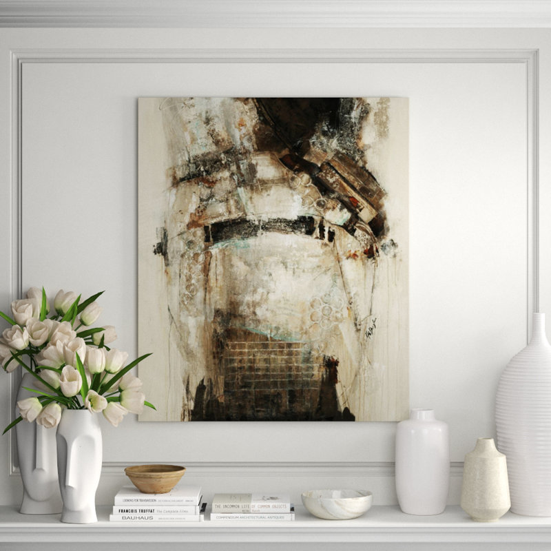 The Project Print by F. Elizabeth Douglass, Knife Gel, 65" H x 54" W x 1.5" D