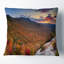 Endless Forêts in Fall Panorama - Coussin à imprimé paysage-410951102-410951091