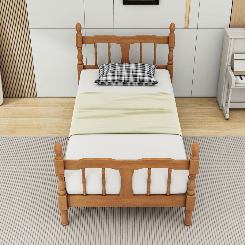 Bed, Twin, Noyer clair