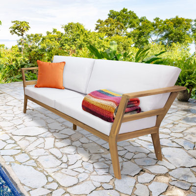 Causeuse de jardin en acacia Bodie