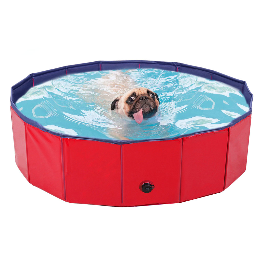 Rosemont Foldable Pet Pool Swimming Bathing Tub