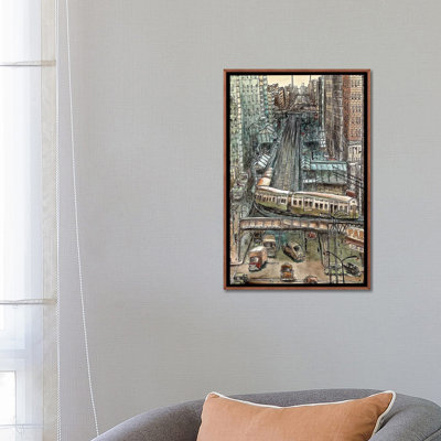 Autour du coude, reproduction d'art sur toile encadrée
