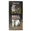 Ensemble d'ustensiles de barbecue en acier inoxydable : spatule, brosse, pinces pour toutes vos aventures culinaires en plein air. Accessoires pour tous les types de grillades.