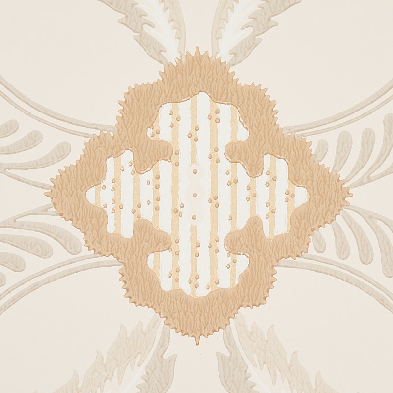 Front Waltz Wallpaper, Gray/Gold