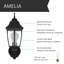 Applique murale en aluminium Rathbone