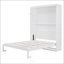 Grand lit escamotable avec tablettes