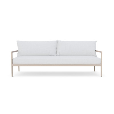 Madeira 3 Seat Sofa Bronze + Fawn Cushion