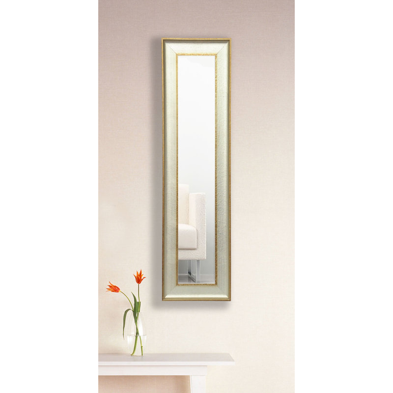 Rowan Solid Wood Flat Wall Mirror, 27.5" H x 13.5" W