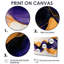 Lavande dorée, motifs voilés abstraits - art mural vagues - ensemble de 3-824724832-824724833-824724762