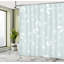 Ensemble de rideau de douche + crochets-44340257