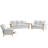 Terren 3-Piece Farmhouse Living Room Set with Solid Wood Spindle Legs-2000077495