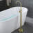 1 Handle Floor Clawfoot Tub Faucet-62789820