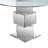 Round Glass Top Dining Table