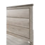 Lit à panneau brun patiné 1pc-458098494