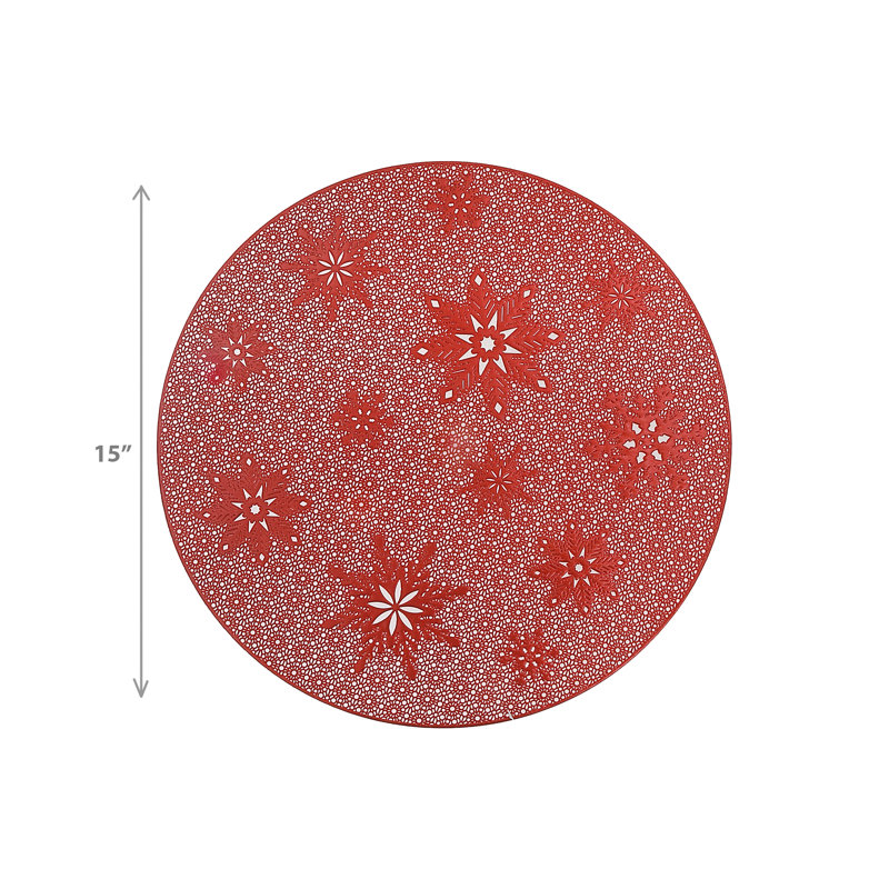 Napperon Pvc, Rouge