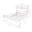 Grand lit tapissier en bois Demicah-87386256-90047065