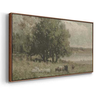 Série paysage - DCCCLxxix - Toile tendue avec châssis encadré - Prêt à être accroché
