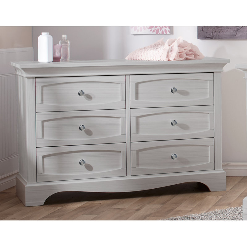 Eadoin Kids 6 - Drawer Dresser, White