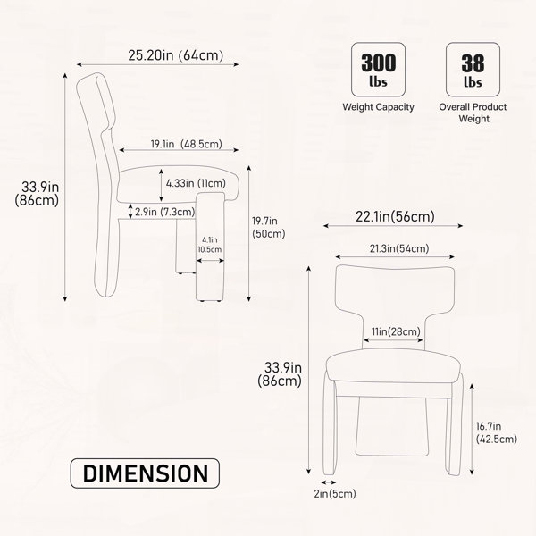 Dimensions du produit