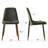 Jozwiak Upholstered Side Chair with Metal Legs (Set of 4)-447763064