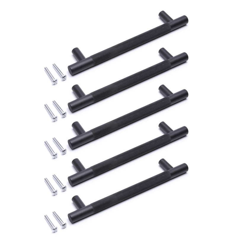 Idora 16 cm Centre Bar Handle, Matt Black, 192mm