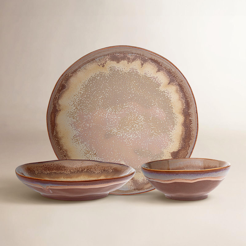 Godinger 12 Piece Dinnerware Set, Service for 4