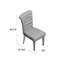 Chaise d'appoint capitonnée Crittenden-895985593