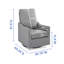 Chaise berçante pivotante Adley-128731826