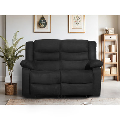 Frithiof 59"Microfiber Manual Reclining Loveseat