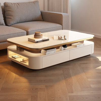 Italian minimalist luxury coffee table
