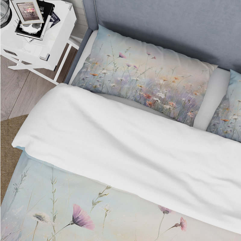 Ensemble de housse de couette Wildflowers Wander Meadows - Wildflowers, Housse de couette très grand et 2 très grandes t
