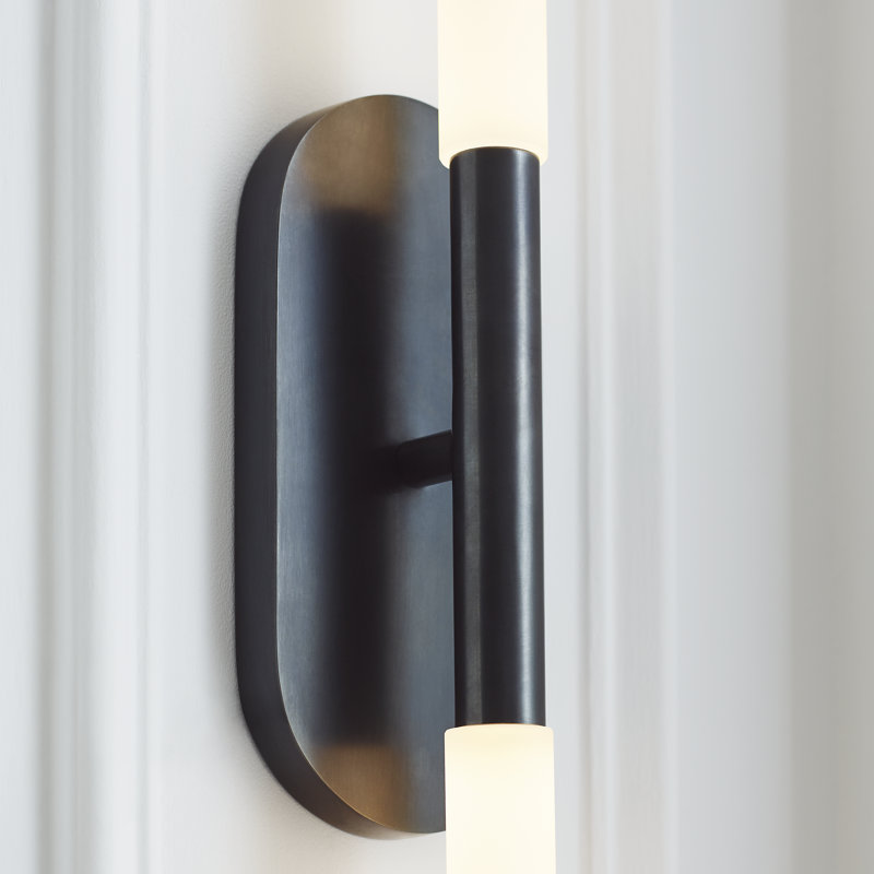 Kelly Wearstler Rousseau Medium Vanity Sconce, Bronze