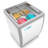 Koolmore 26 in. 4 Tub Ice Cream Dipping Cabinet Display Freezer KM-ICD-26SD