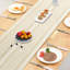 Rustic Farmhouse Table Runner with Tassel 33 x 183cm