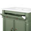 Lavabo de salle de bain 27,8 "Mid-Century avec base romaine-355901188