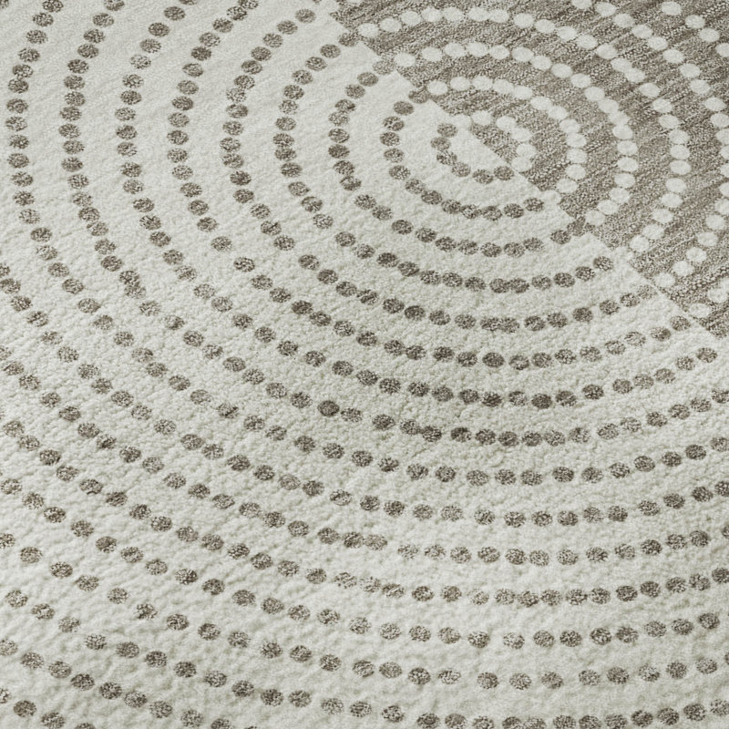 Premium Machine Washable Mayfield AMF2281 Geometric Rug, 10' x 14', Taupe