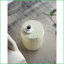 Tabouret d'intérieur à motif polyvalent rayé à usage polyvalent | Crème, vert | Panneau de fibres à densité moyenne