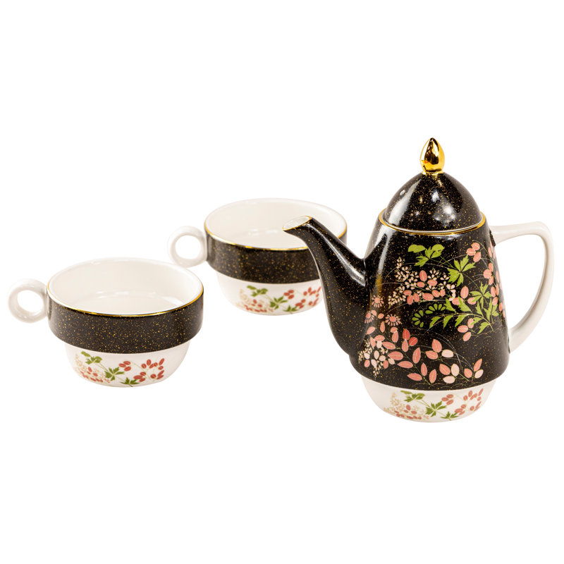 Grace's Tea Ware 14.5oz. Floral Teapot