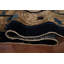 Tapis chinois antique à teinture végétale 6 x 9