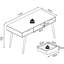 Grimaud Solid Wood Base Computer Desk