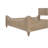 Bed Frame With Transitional Casual Design