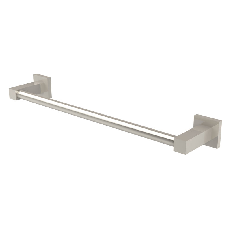 Barre à serviettes murale contemporaine 30 po Haranu, Nickel poli