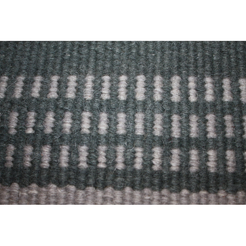 Harrow Striped Wool Hand Woven Area Rug, Rectangle 200 x 300cm